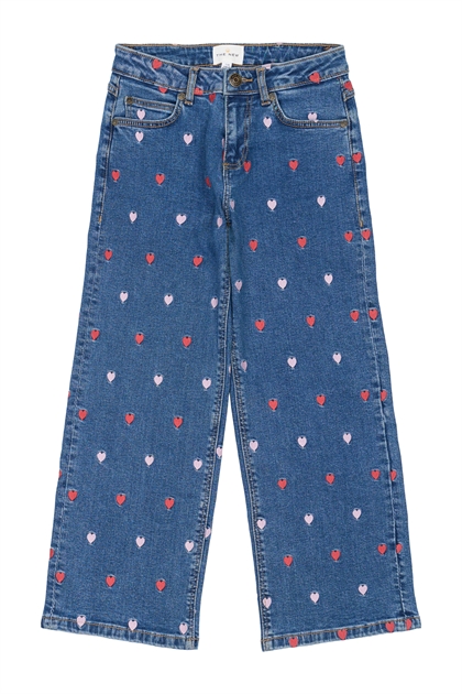 The New Jeans Lovina Wide - Medium Blue Wash 